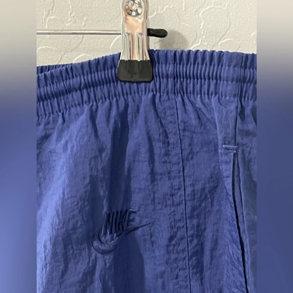 Vintage Nike Gray Tag Royal Blue Windbreaker Pants Medium‎